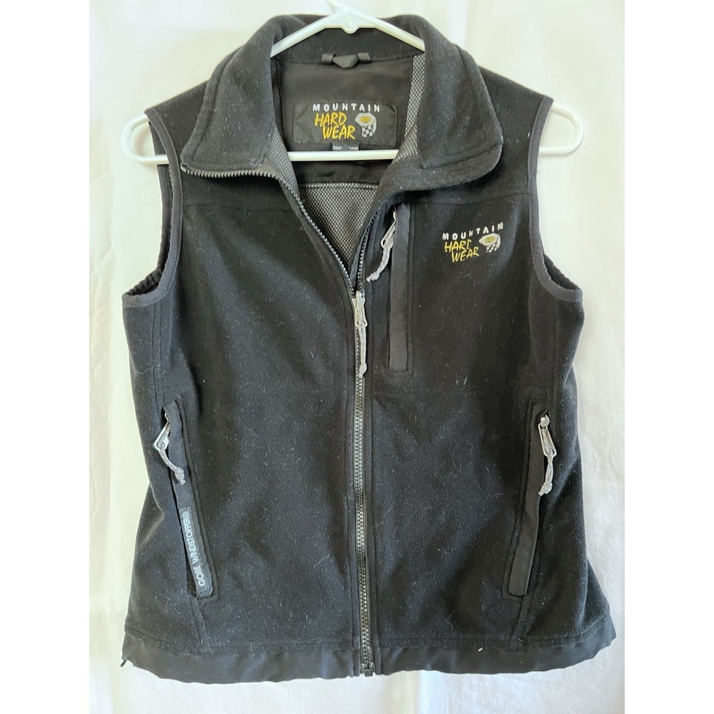Mountain Hardware Vest Women's Sz‎ 6 Black Fleece